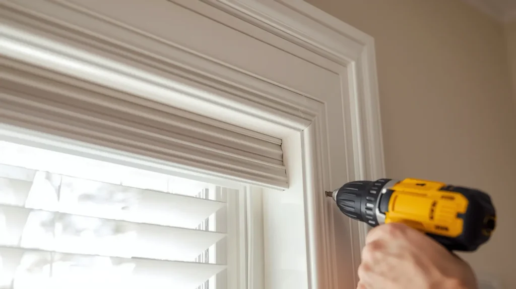 Installing Outside Mount Blinds Over Window Trim and Molding Without Damage